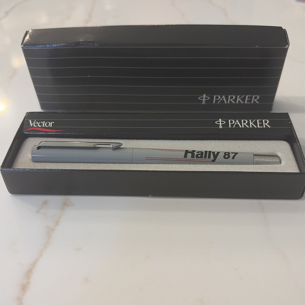 Vintage Parker Rollerball Pen - Advertising Promo For Rally (works)